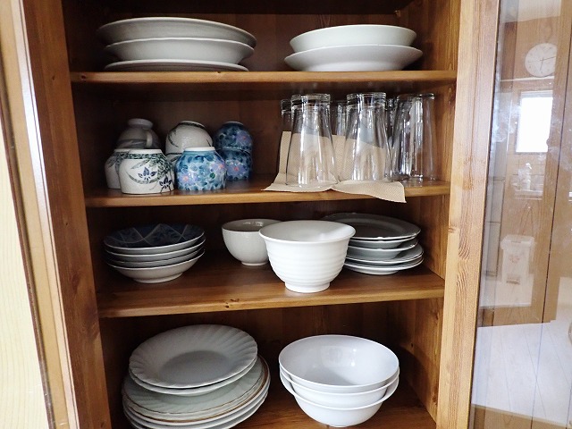寮の写真-食器棚